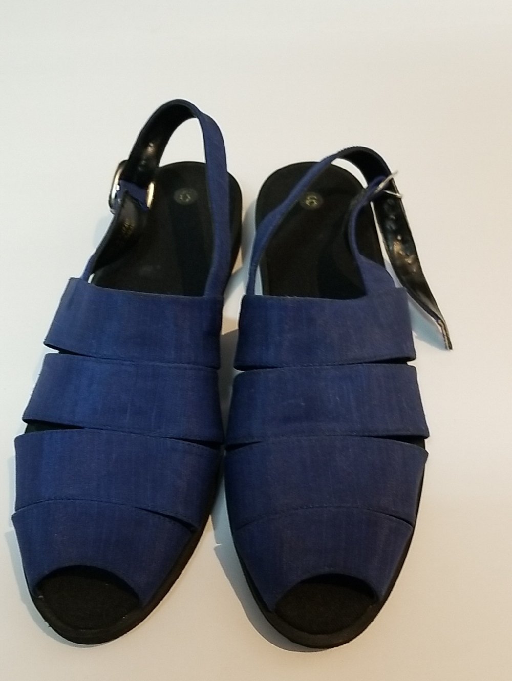 Classic Navy Slingback Women's Sandals